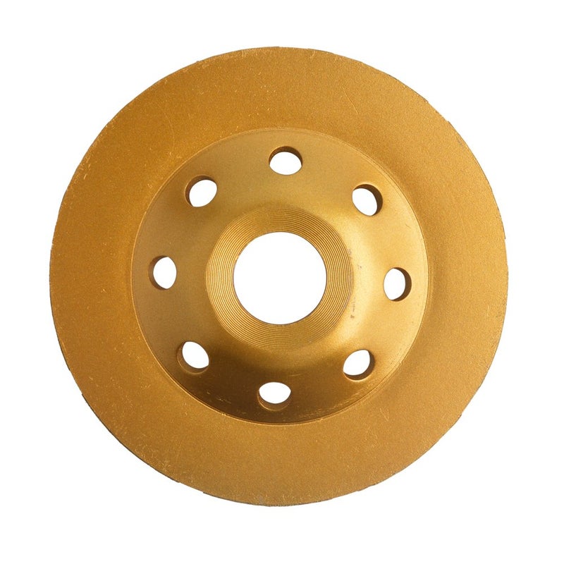 Gunpla 4-1/2 Inch Diamond Cup Grinding Wheel (7/8 Inch Arbor with Reduce Ring 5/8 Inch), Double-Row Diamond Grinding Discs for Concrete, Granite, Stone, Marble - Image 5